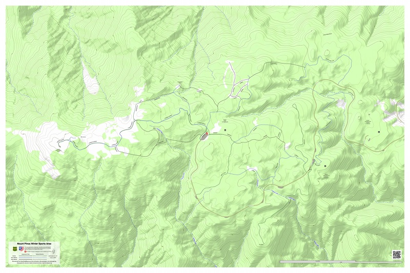 Mt. Pinos Winter Sports Area Map purchase link